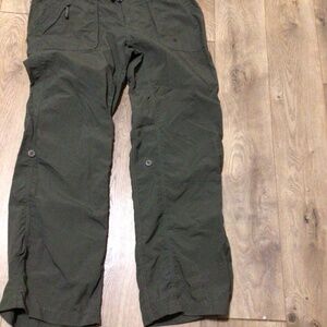 North Face Pants Womens 14 Lightweight Hiking Walking Outdoor Adjustable Cropped